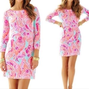 Lilly Pulitzer Sophie Dress XXS Poolside Blu Love Birds